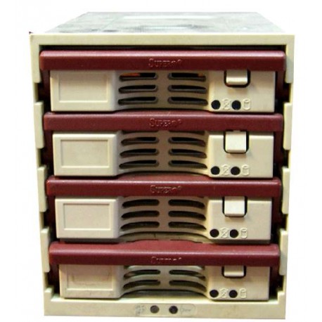 Caja interna hot swap de 4 discos SCSI