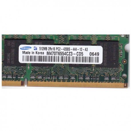 Kit de memoria SODIMM 512  PC2- 4200-LT