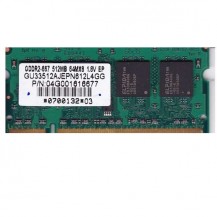 Memoria RAM SODIMM 512 - DDR2- 667-LT